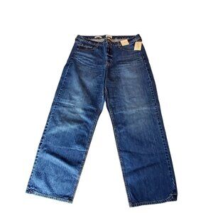 Universal Thread Womens 90s Baggy Jeans Mid Rise Relaxed Dark Wash  Size 17